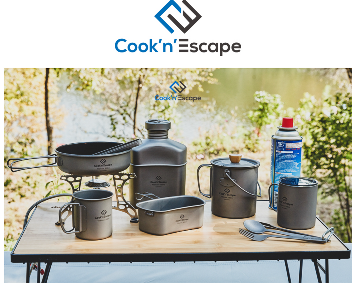 KingCamp公式｜COOK'N'ESCAPEはチタン製アウトドア調理器具、キャンプ